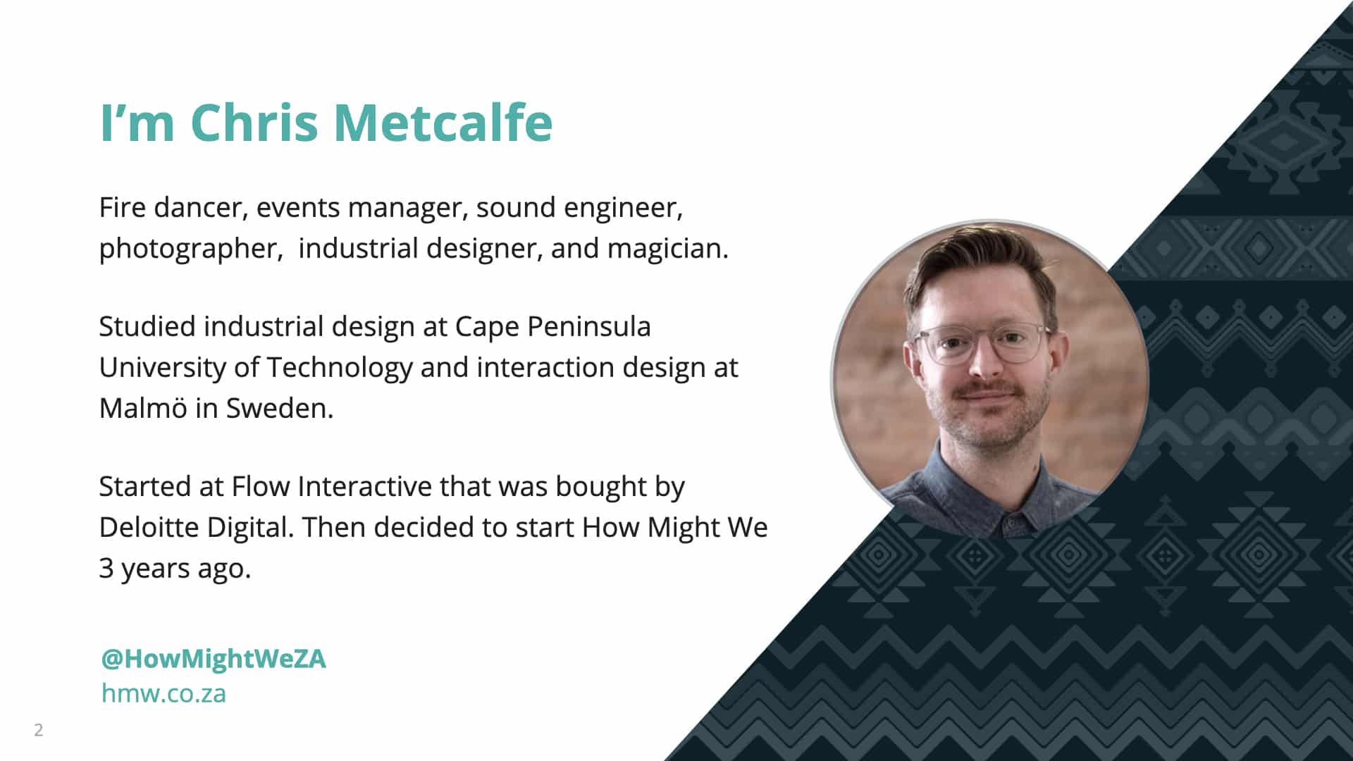 Becoming a UX designer presentation - slide 2